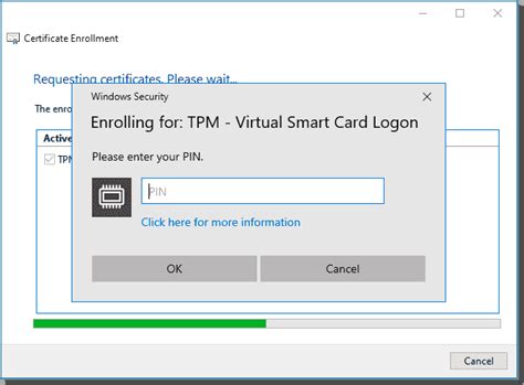 Provide strong Windows authentication using virtual smart